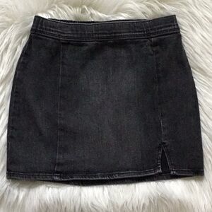 Abercrombie Kids Washed Black Skirt